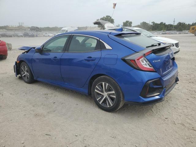 SHHFK7H38LU215965 - 2020 HONDA CIVIC LX BLUE photo 2