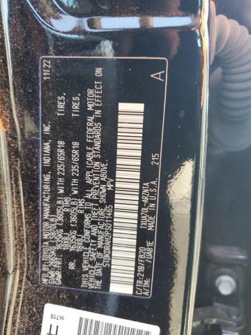 5TDKDRAH2PS011465 - 2023 TOYOTA HIGHLANDER L Սև լուսանկար 13