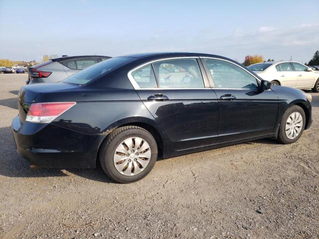 1HGCP2F38AA803562 - 2010 HONDA ACCORD LX BLACK photo 3