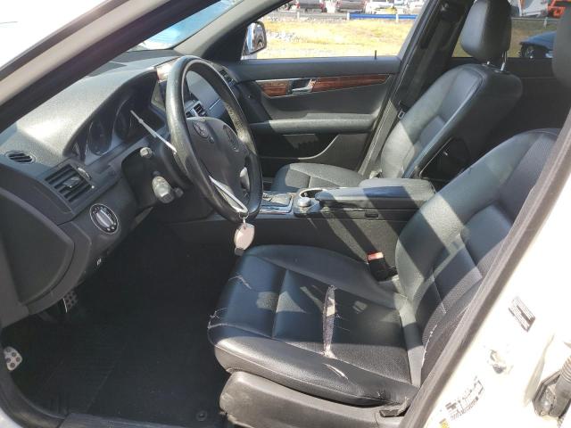 WDDGF81X89F296425 - 2009 MERCEDES-BENZ C 300 4MATIC WHITE photo 7