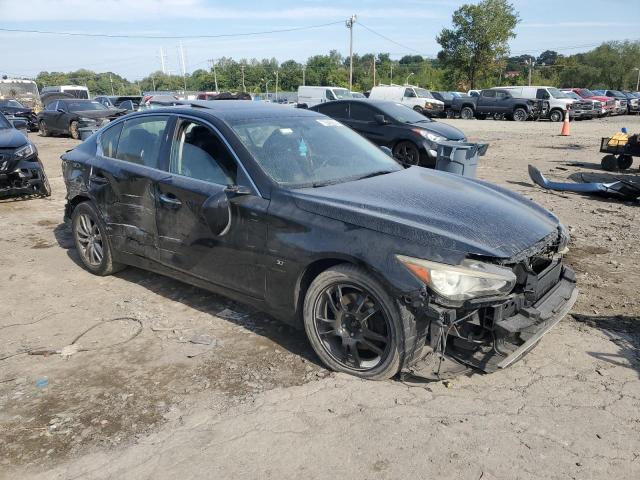 JN1BV7ARXEM682064 - 2014 INFINITI Q50 BASE BLACK photo 4