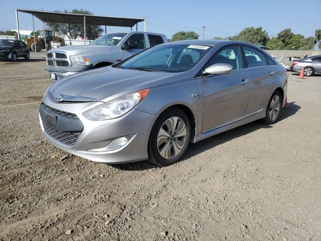 KMHEC4A43DA099219 - 2013 HYUNDAI SONATA HYBRID SILVER photo 1