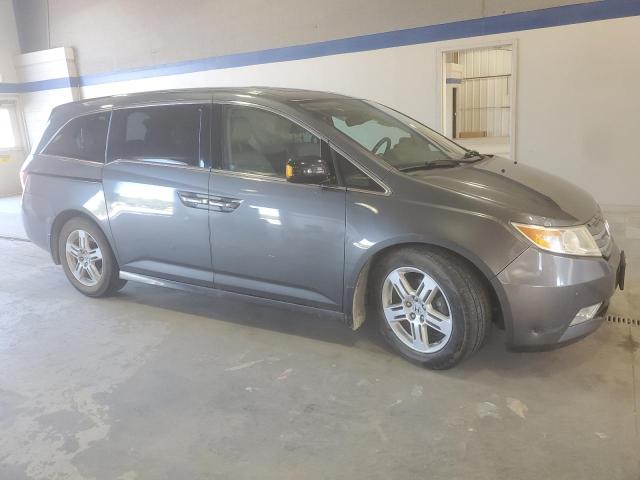 5FNRL5H93CB137115 - 2012 HONDA ODYSSEY TOURING GRAY photo 4