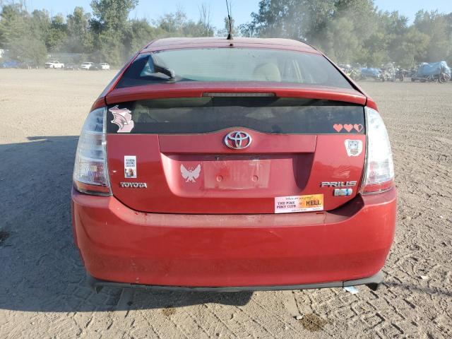 JTDKB20U663163535 - 2006 TOYOTA PRIUS RED photo 6