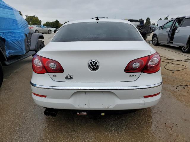 WVWMN7AN3CE540858 - 2012 VOLKSWAGEN CC SPORT WHITE photo 6