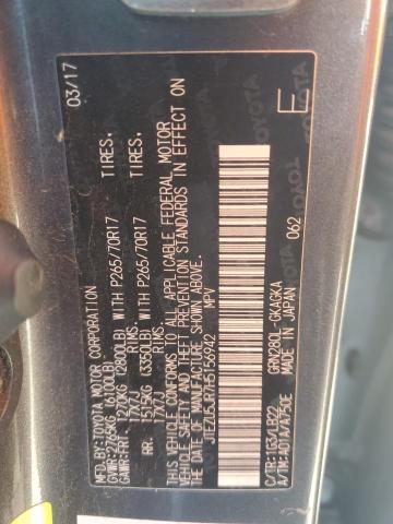 JTEZU5JR7H5156942 - 2017 TOYOTA 4RUNNER SR5 ნაცრისფერი ფოტო 14