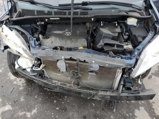 5TDYK3DC9CS248591 - 2012 TOYOTA SIENNA XLE Mavi foto 12
