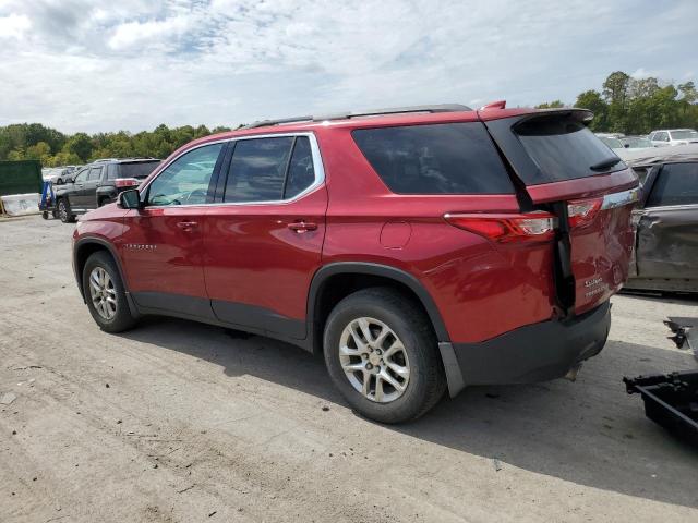 1GNERGKWXKJ160932 - 2019 CHEVROLET TRAVERSE LT RED photo 2