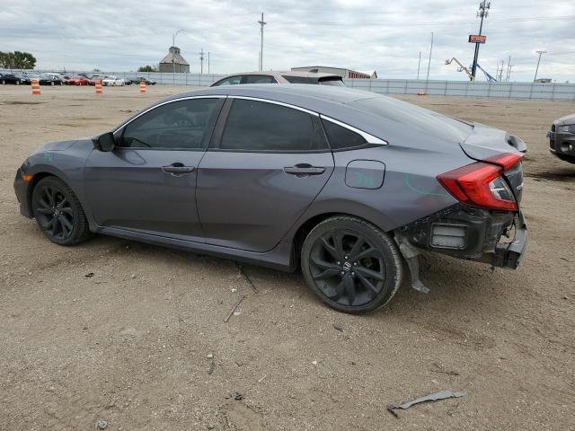 19XFC2F85KE029059 - 2019 HONDA CIVIC SPORT GRAY photo 2