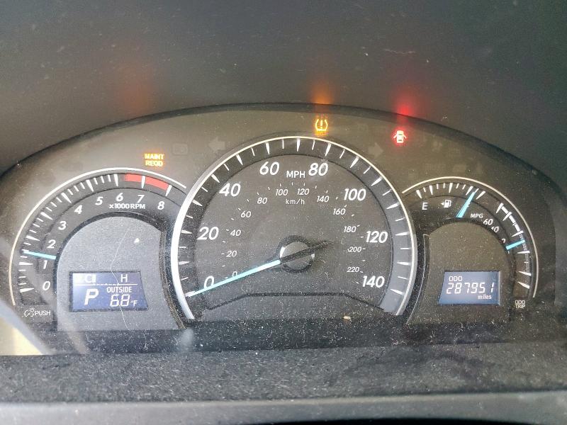 4T1BF1FK4CU023019 - 2012 TOYOTA CAMRY BASE ვერცხლისფერი ფოტო 9