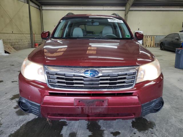 JF2SH6CC4AH910278 - 2010 SUBARU FORESTER 2.5X PREMIUM BURGUNDY photo 5