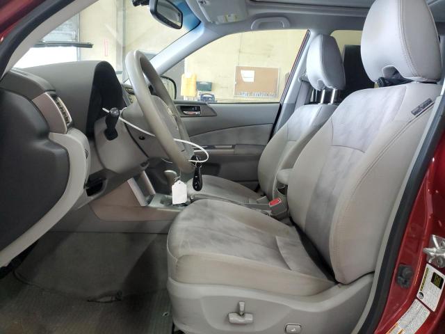 JF2SH6CC4AH910278 - 2010 SUBARU FORESTER 2.5X PREMIUM BURGUNDY photo 7