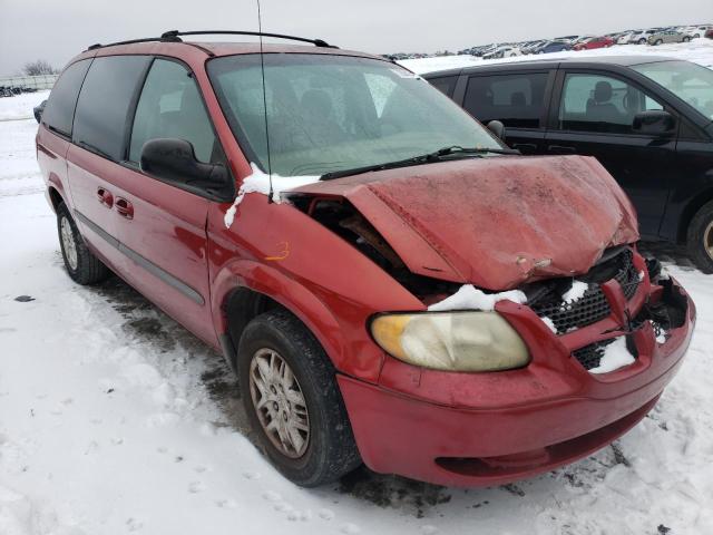 2B4GP44312R527699 - 2002 DODGE GRAND CARA SPORT RED photo 4