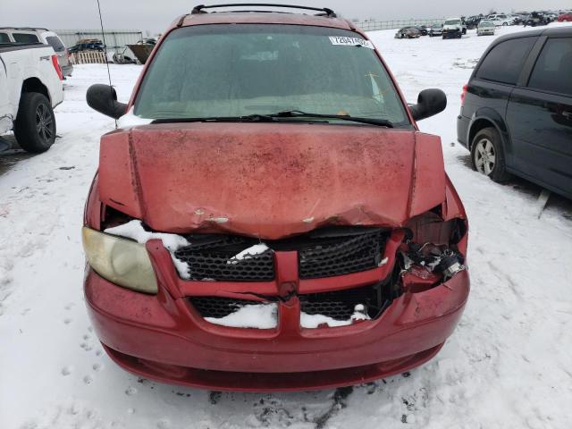 2B4GP44312R527699 - 2002 DODGE GRAND CARA SPORT RED photo 5