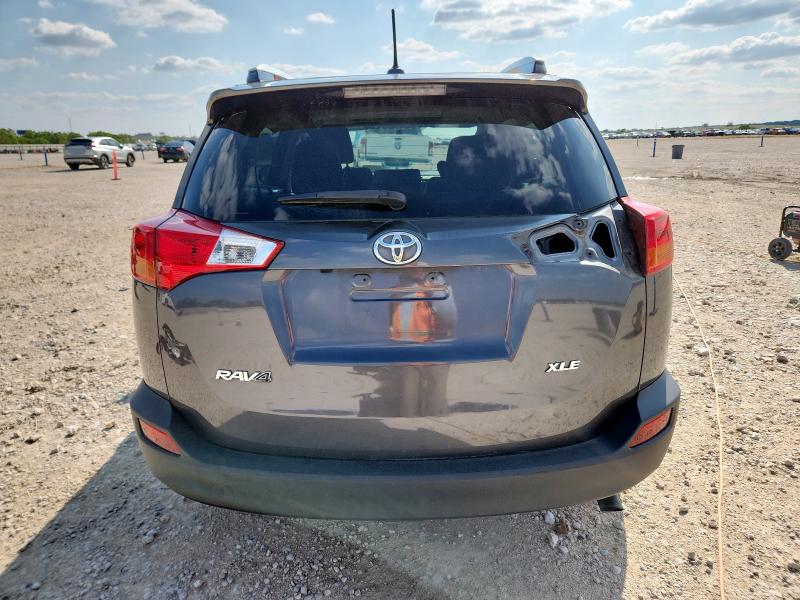JTMWFREV5FD072878 - 2015 TOYOTA RAV4 XLE GRAY photo 6