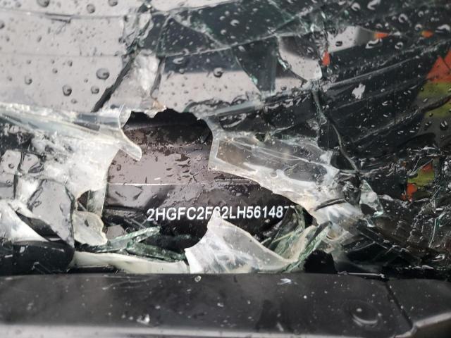 2HGFC2F82LH561487 - 2020 HONDA CIVIC SPORT Сұр фото 12