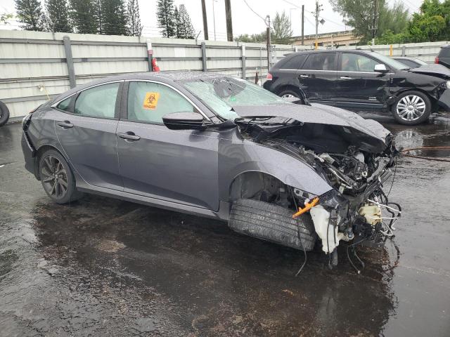 2HGFC2F82LH561487 - 2020 HONDA CIVIC SPORT Сұр фото 4