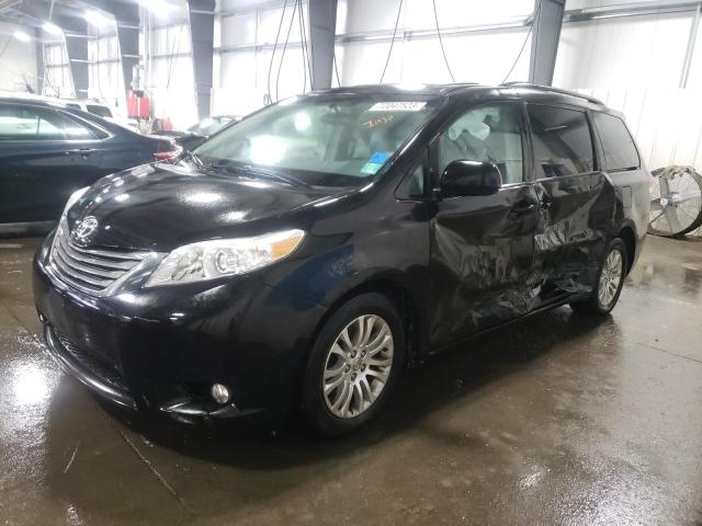 5TDYK3DC5ES445261 - 2014 TOYOTA SIENNA XLE BLACK photo 1