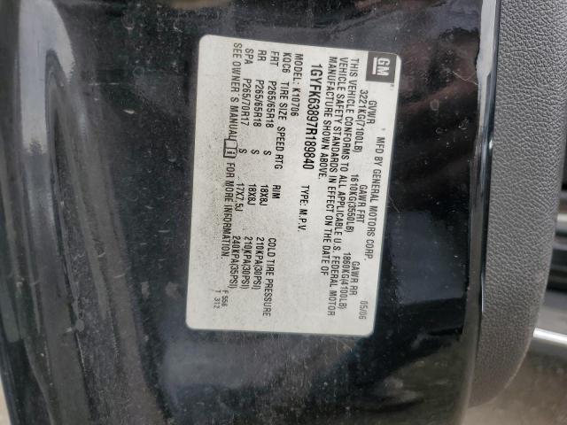 1GYFK63897R189840 - 2007 CADILLAC ESCALADE LUXURY Чорний фото 13