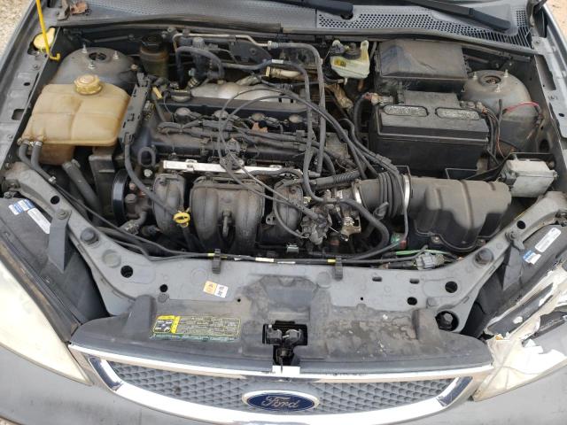 1FAHP34NX5W163769 - 2005 FORD FOCUS ZX4 GRAY photo 11