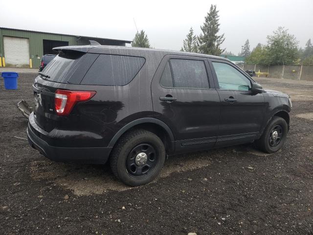1FM5K8AR3GGC26610 - 2016 FORD EXPLORER POLICE INTERCEPTOR 棕色 照片 3