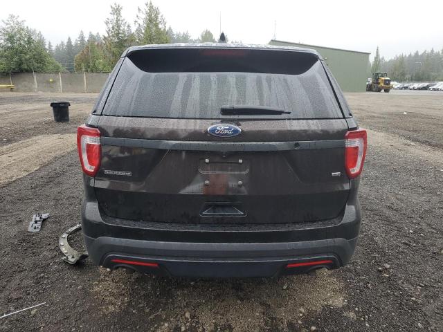 1FM5K8AR3GGC26610 - 2016 FORD EXPLORER POLICE INTERCEPTOR 棕色 照片 6