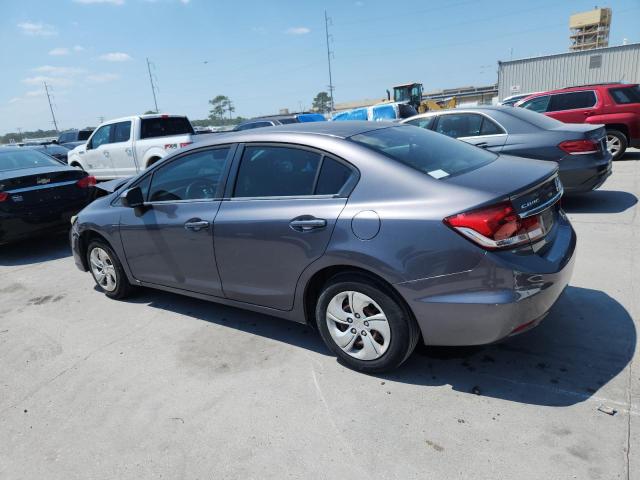 19XFB2F58FE063396 - 2015 HONDA CIVIC LX GRAY photo 2