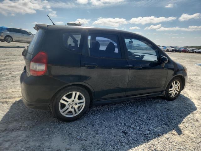 JHMGD38628S046621 - 2008 HONDA FIT SPORT შავი ფოტო 3