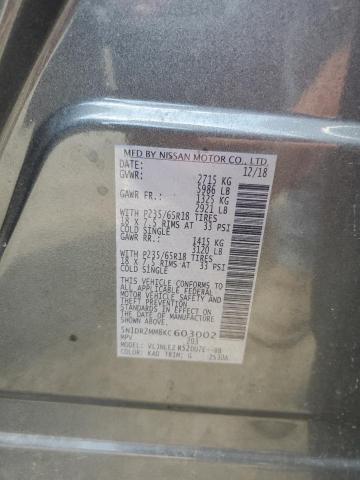 5N1DR2MM8KC603002 - 2019 NISSAN PATHFINDER S GRAY photo 13