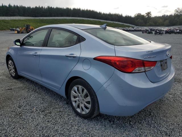 KMHDH4AE5DU488383 - 2013 HYUNDAI ELANTRA GLS BLUE photo 2