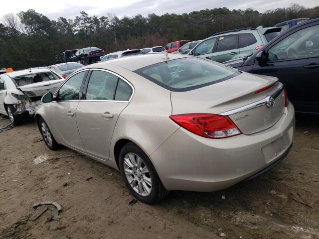 2G4GR5ER3C9191007 - 2012 BUICK REGAL თაფლისფერი ფოტო 2