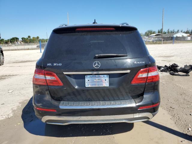 4JGDA5HB5CA015377 - 2012 MERCEDES-BENZ ML 350 4MATIC BLACK photo 6