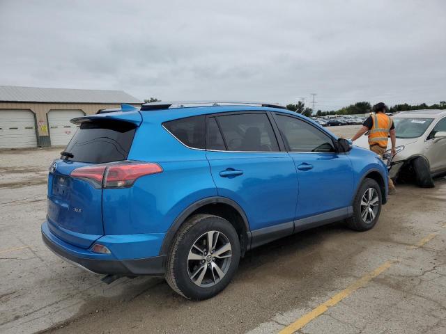 JTMWFREV2HJ118106 - 2017 TOYOTA RAV4 XLE BLUE photo 3