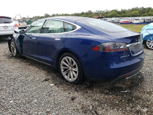 5YJSA1E28GF134935 - 2016 TESLA MODEL S BLUE photo 2