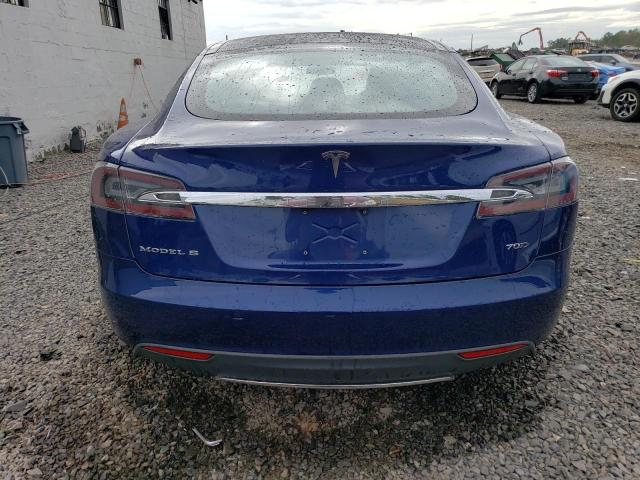 5YJSA1E28GF134935 - 2016 TESLA MODEL S BLUE photo 6