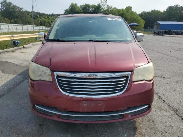 2C4RC1CG2CR134029 - 2012 CHRYSLER TOWN & COU TOURING L RED photo 5
