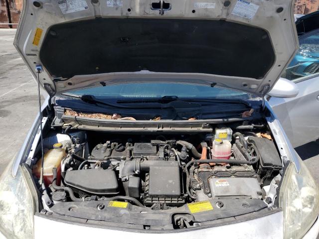 JTDKN3DU1A5105191 - 2010 TOYOTA PRIUS SILVER photo 11