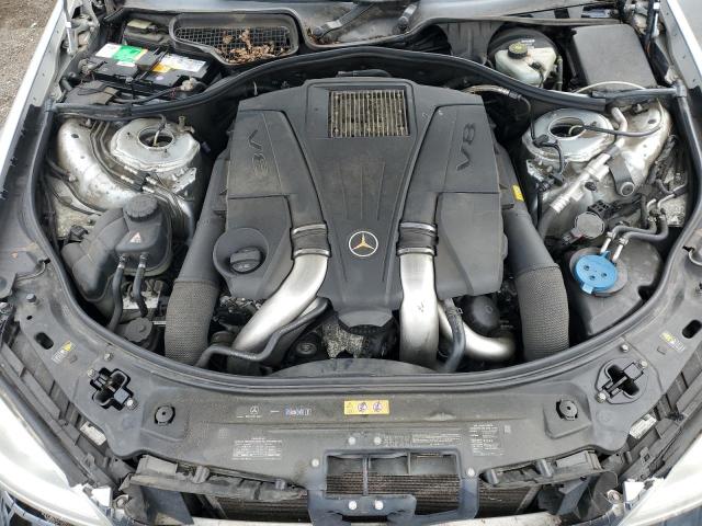 WDDNG9EB7CA467940 - 2012 MERCEDES-BENZ S 550 4MATIC SILVER photo 11
