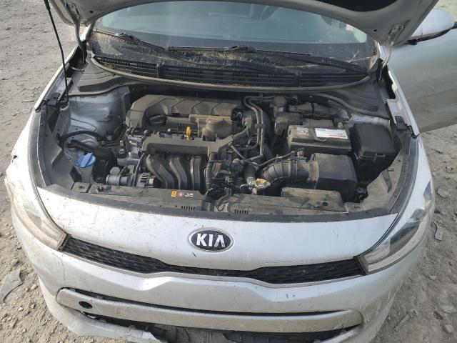 3KPA24AD4LE275146 - 2020 KIA RIO LX SILVER photo 11