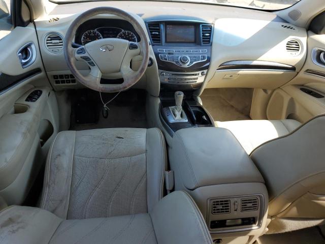 5N1AL0MNXEC508723 - 2014 INFINITI QX60 WHITE photo 8