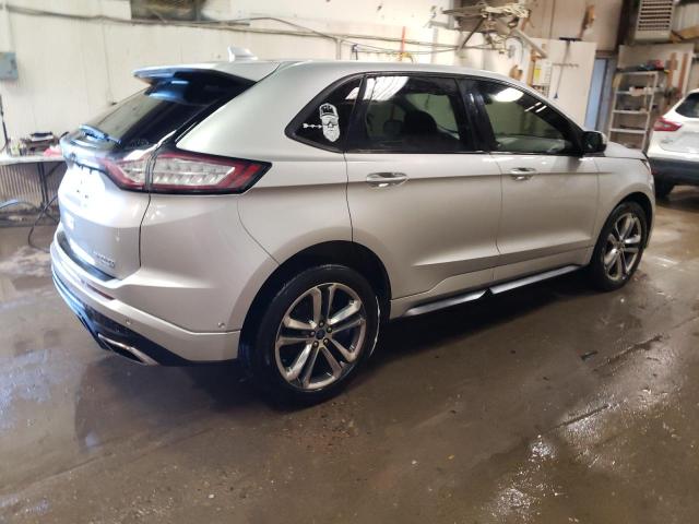 2FMTK4AP6FBB53866 - 2015 FORD EDGE SPORT SILVER photo 3