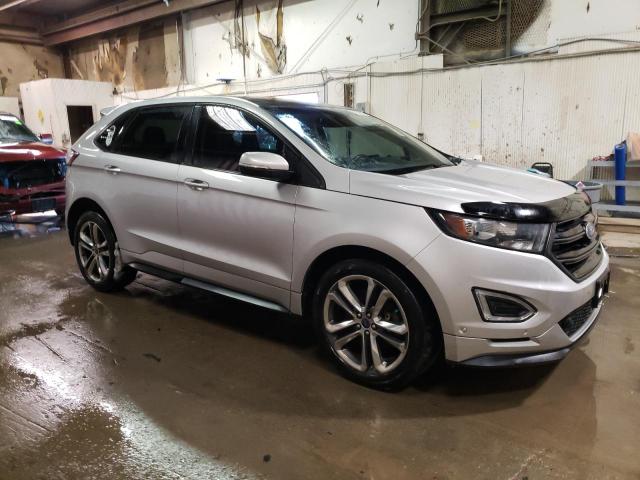 2FMTK4AP6FBB53866 - 2015 FORD EDGE SPORT SILVER photo 4