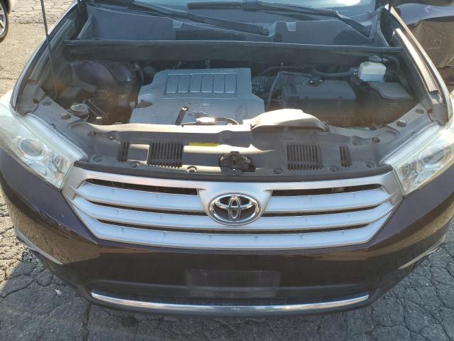 5TDZK3EH4DS095442 - 2013 TOYOTA HIGHLANDER BASE Бордовый фото 12
