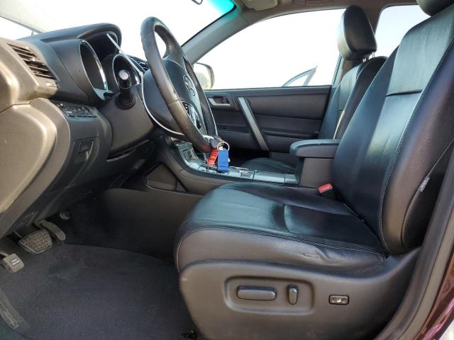 5TDZK3EH4DS095442 - 2013 TOYOTA HIGHLANDER BASE Бордовый фото 7