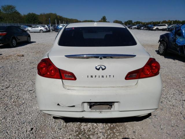 JN1DV6APXBM830596 - 2011 INFINITI G25 BASE WHITE photo 6