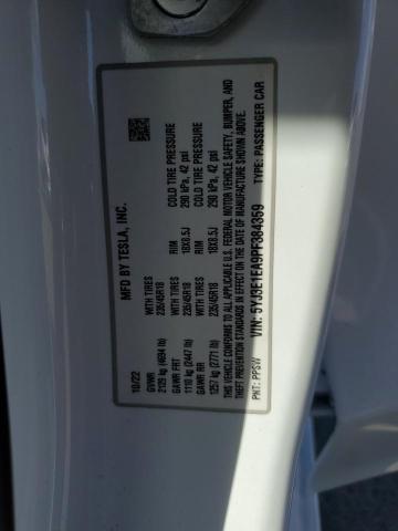 5YJ3E1EA9PF384359 - 2023 TESLA MODEL 3 Ağ foto 12