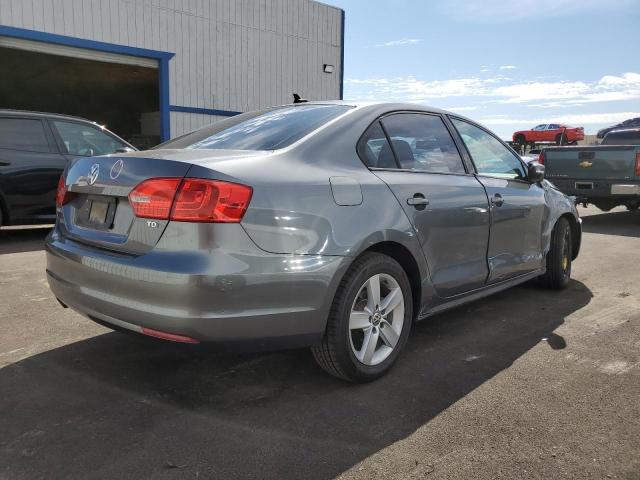 3VW3L7AJ7CM410362 - 2012 VOLKSWAGEN JETTA TDI GRAY photo 3