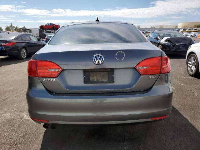 3VW3L7AJ7CM410362 - 2012 VOLKSWAGEN JETTA TDI GRAY photo 6