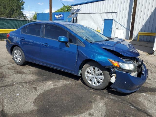19XFB2F5XCE083273 - 2012 HONDA CIVIC LX BLUE photo 4