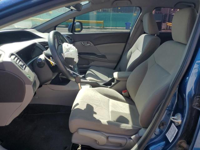 19XFB2F5XCE083273 - 2012 HONDA CIVIC LX BLUE photo 7